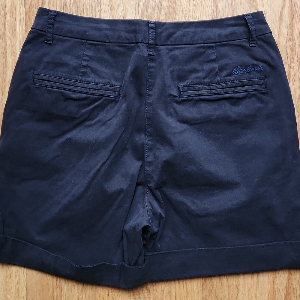 BARBOUR Chino Shorts, Navy, Size 4 - Picture 4 of 5